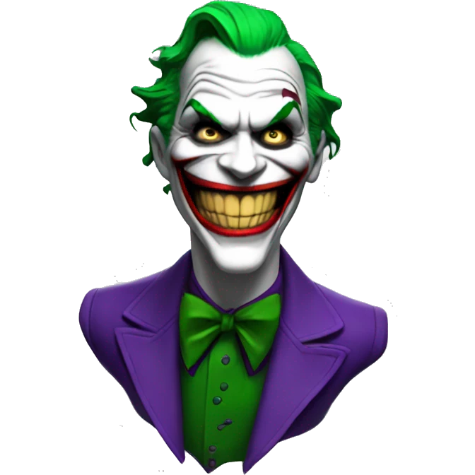 the joker laughing extremely emoji