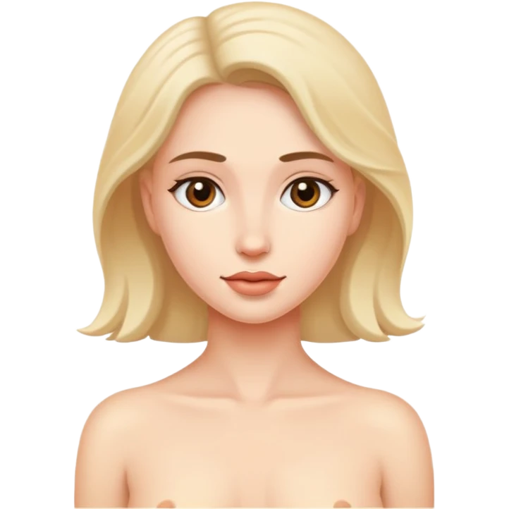 Naked woman emoji