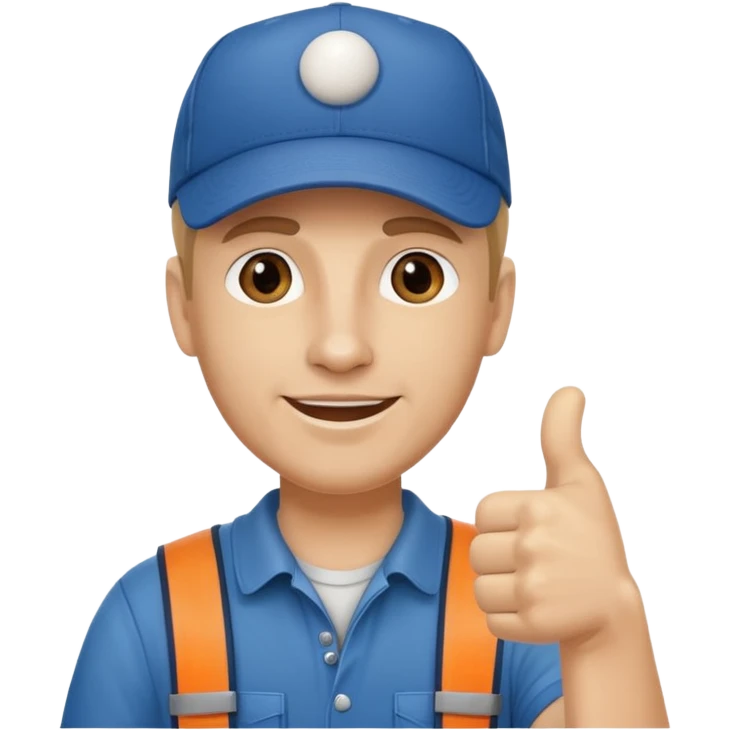 Truckers thumbs up emoji
