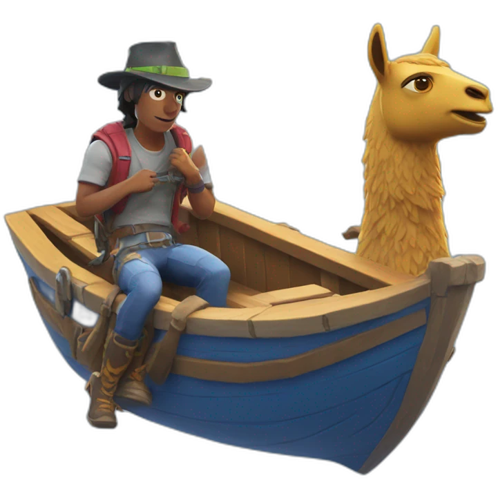 dory with fortnite llama emoji