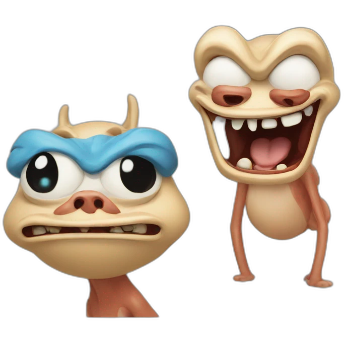 Ren & Stimpy emoji