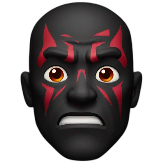 Dark maul emoji