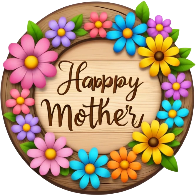 Happy mother day sign emoji