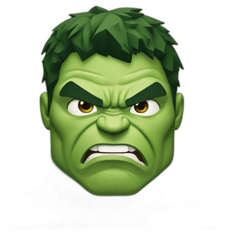 Hulk boxing  emoji