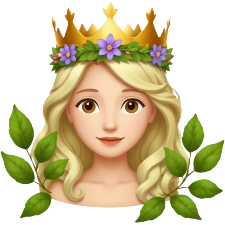 Nature queen emoji