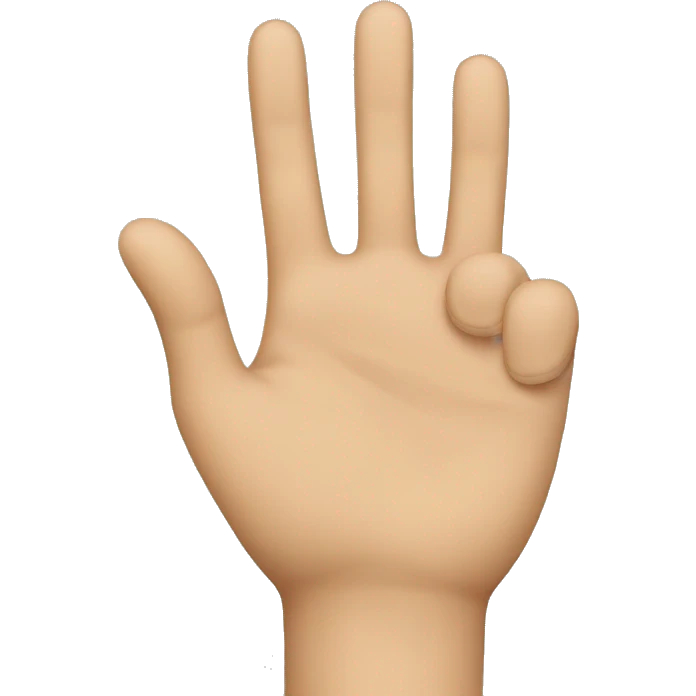 finger tap on iphone emoji