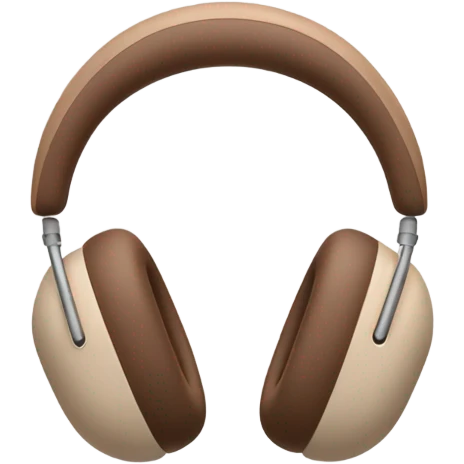 brown beige airpods max emoji