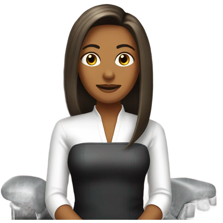 Woman getting a haircut emoji