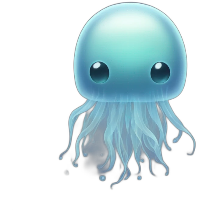 Ghostly jellyfish emoji