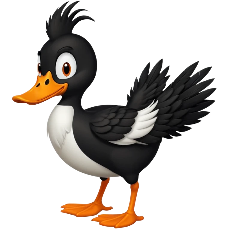 Daffy Duck from Looney Tunes emoji