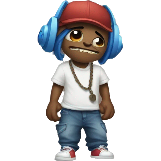 Hip hop stitch emoji