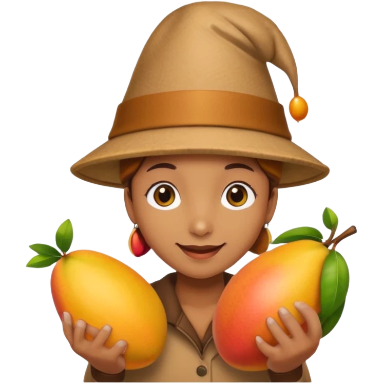 Turkey and a cute happy mango emoji