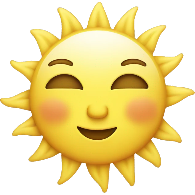 Sunshine emoji