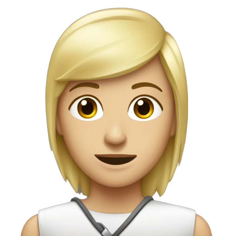 Девушка с черными волосами отправляет поцелуй emoji