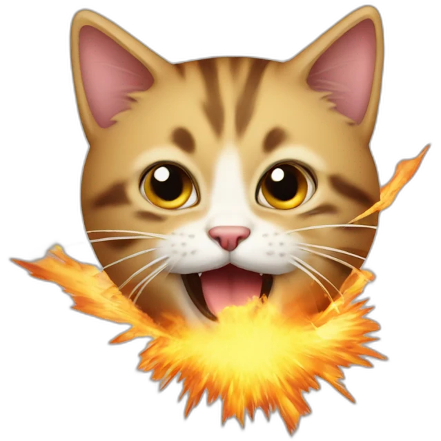 exploding kitten emoji