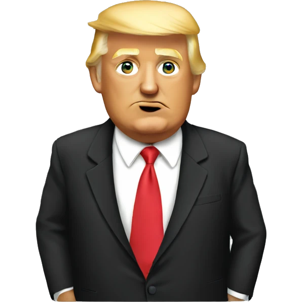 Trump in dress emoji