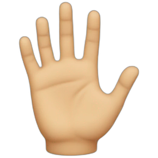 you hand emoji