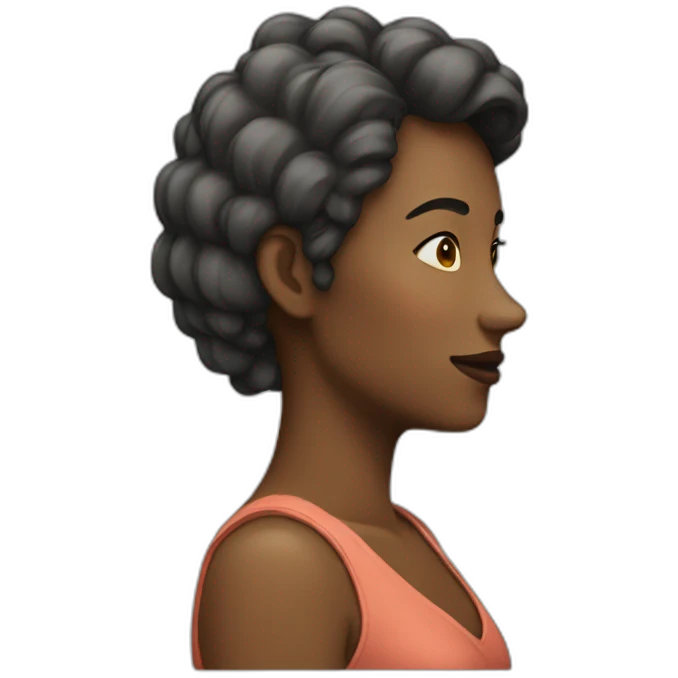 Woman side angle emoji