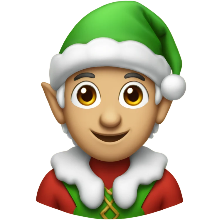 Christmas elf emoji