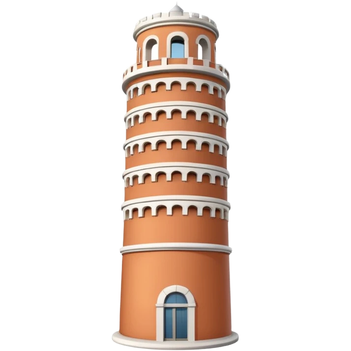 Leaning tower emoji