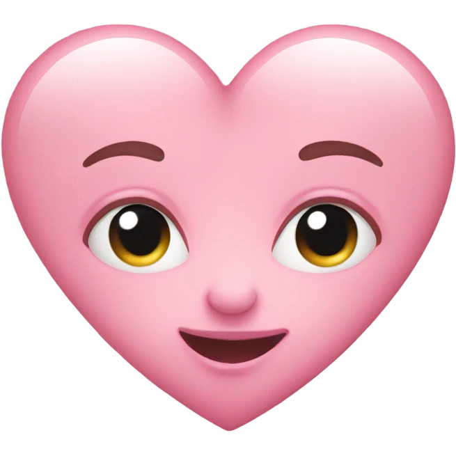 baby pink love heart emoji