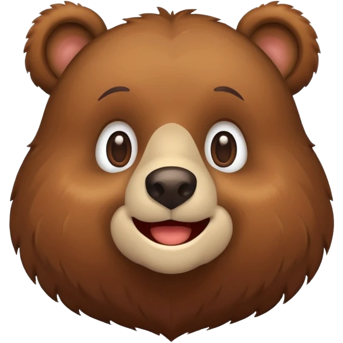 cartoon bear emoji