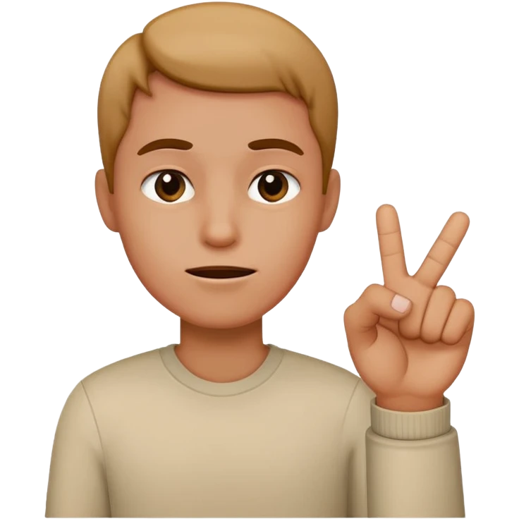 Person shaking finger saying no emoji