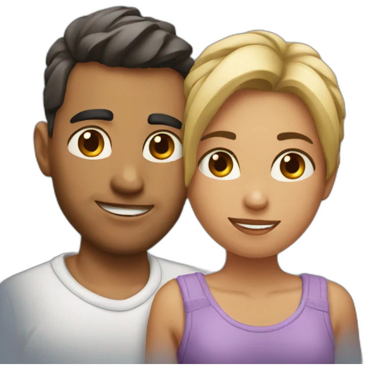 pareja de chicos emoji