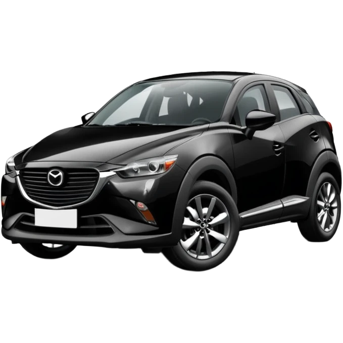Black Mazda Cx-3 with L plate  emoji