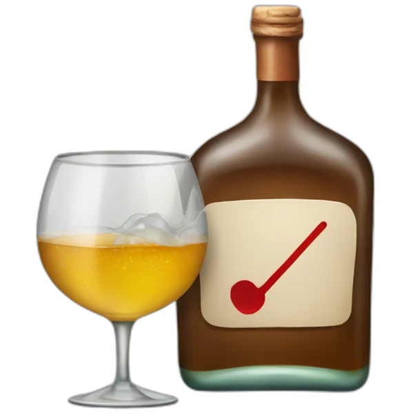 Alcohol Prohibited sign emoji