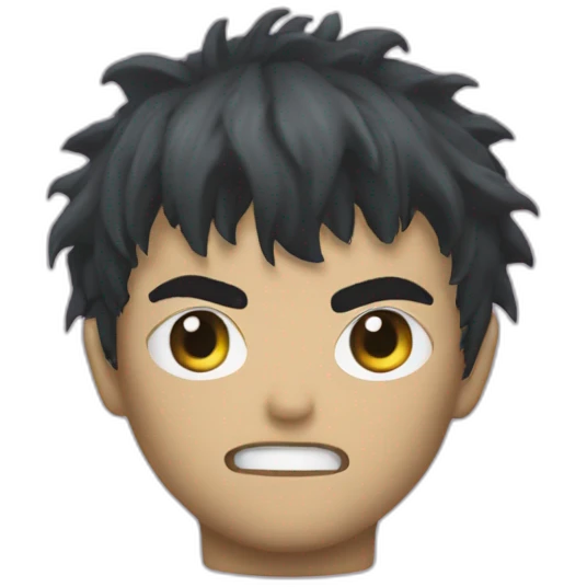 Guts from berserk one eye closed emoji