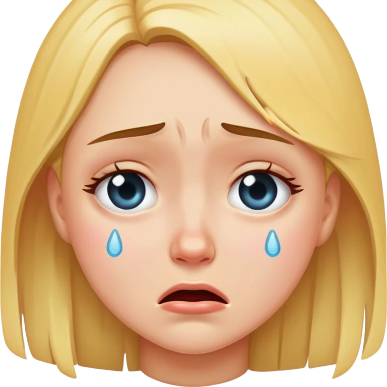 Girl crying  emoji