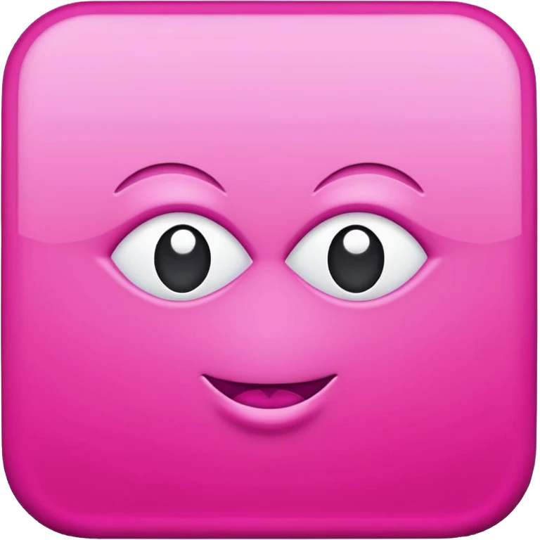 Pink Square emoji