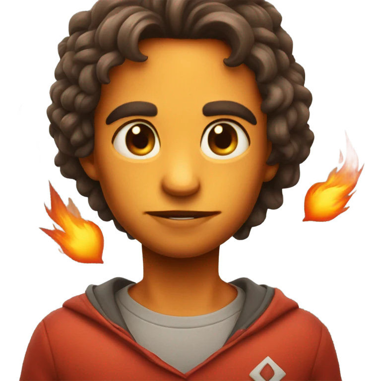 Fiery heart emoji