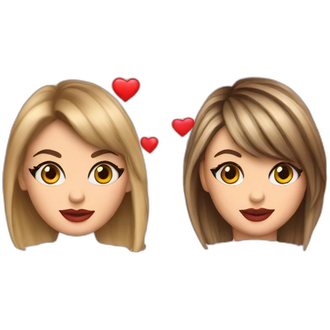 TAYLOR SWIFT WITH SELENA GOMEZ emoji