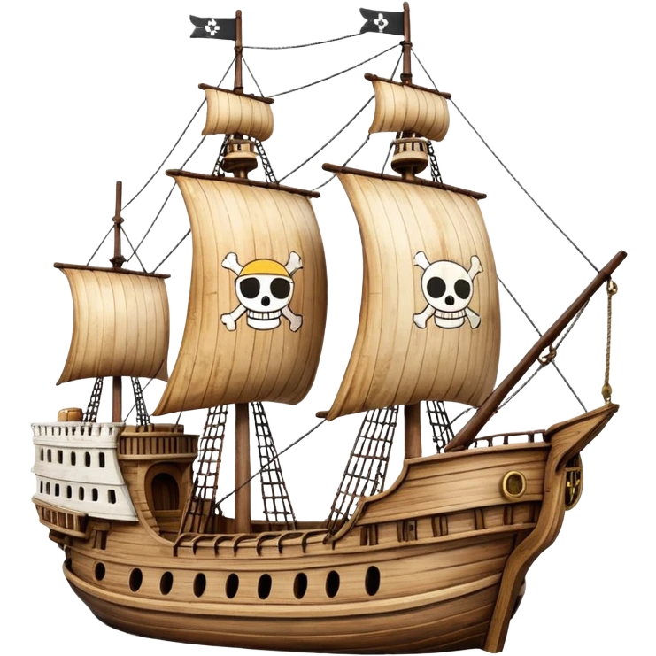 ￼The Going Merry iconic Ship From One Piece  emoji