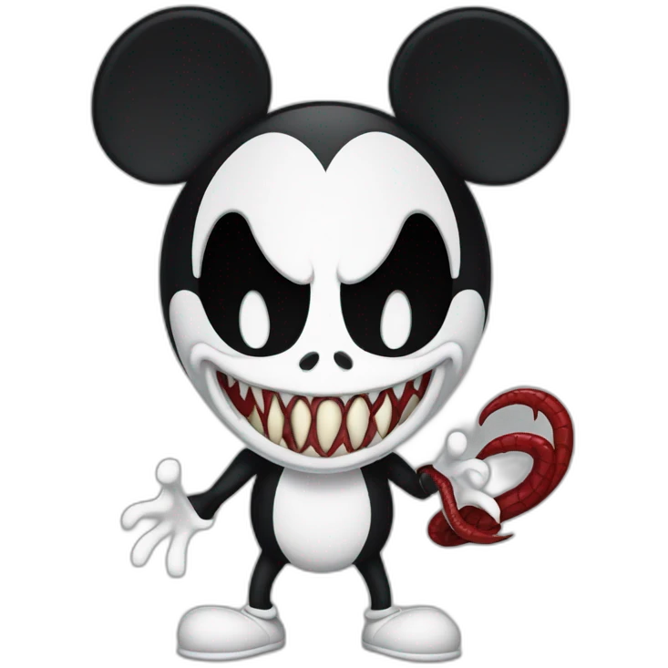 mickey with anti venom emoji