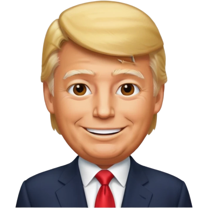 Trump is the goat emoji