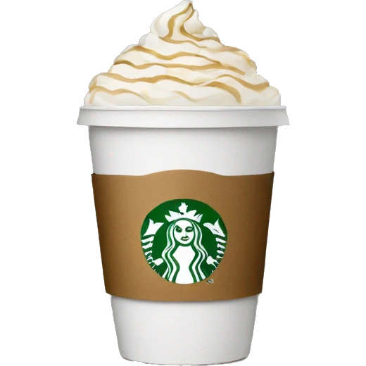 Starbucks coffee emoji