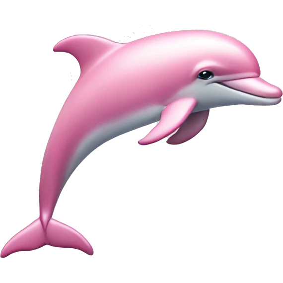 Pastel-pink-colors-dolphin emoji