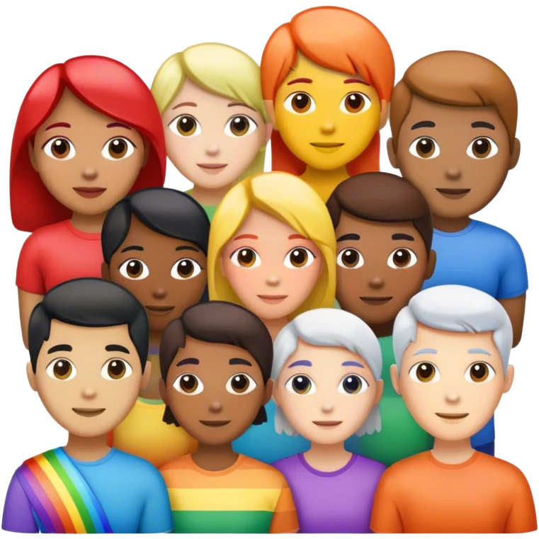 Gay pride emoji
