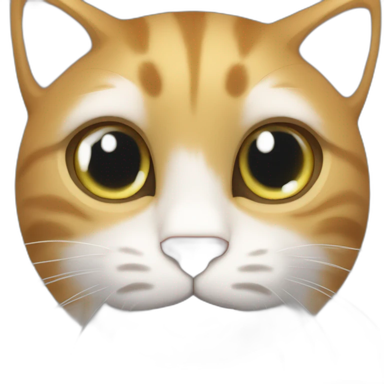 Un chat sur un œuf emoji