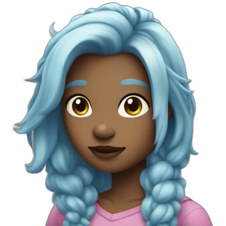 Licorne girl emoji