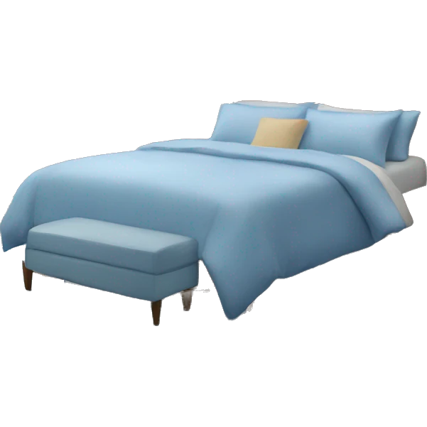 blue bedroom  emoji