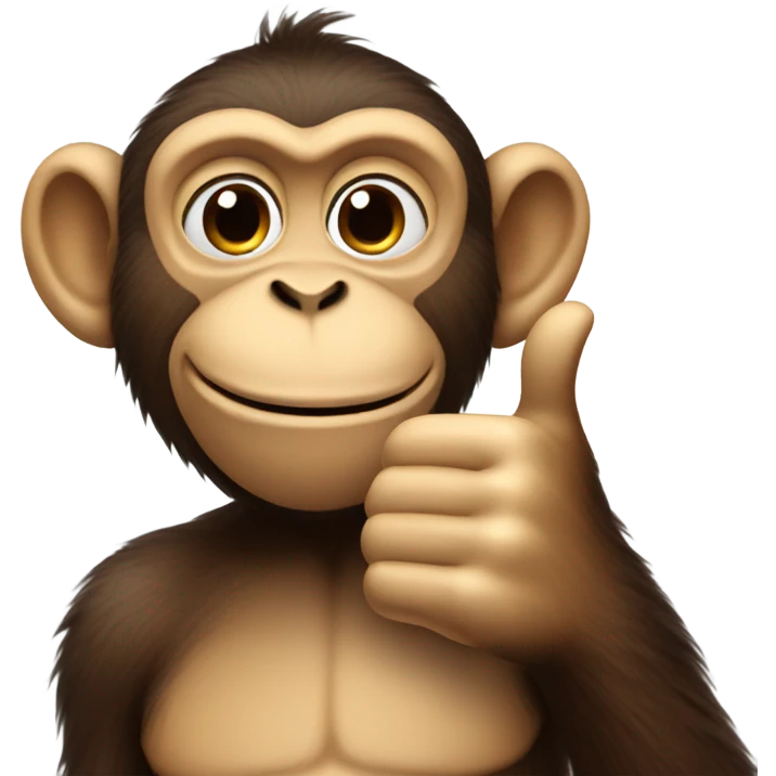 Monkey Thumbs Up emoji