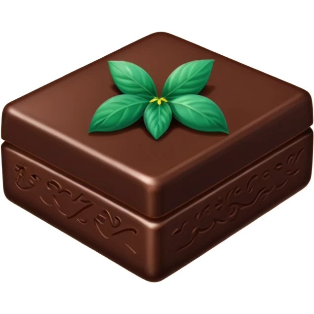 after eight chocolate emoji