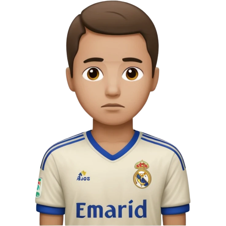 ich bin traurig, ich bin Madrids Fan emoji