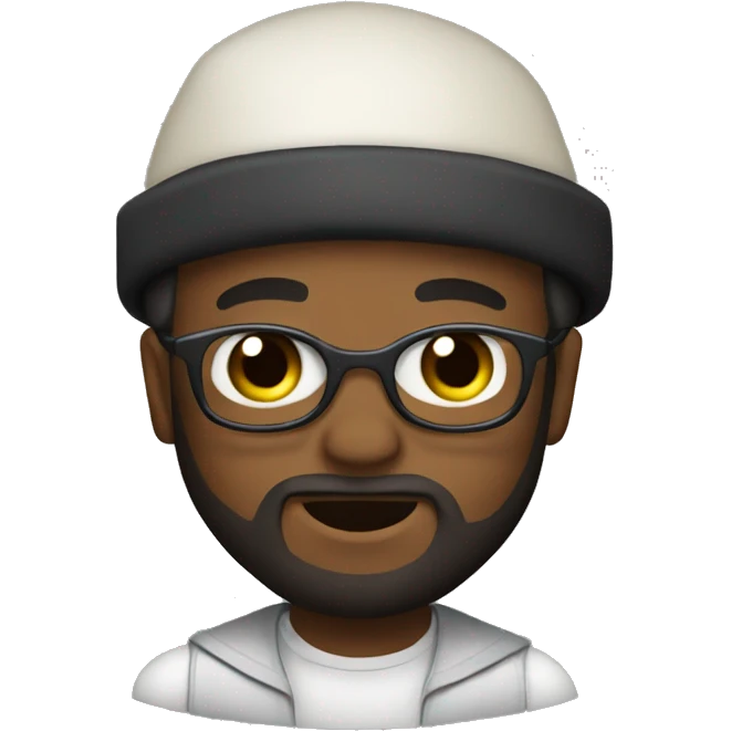 Beard drummer boy emoji