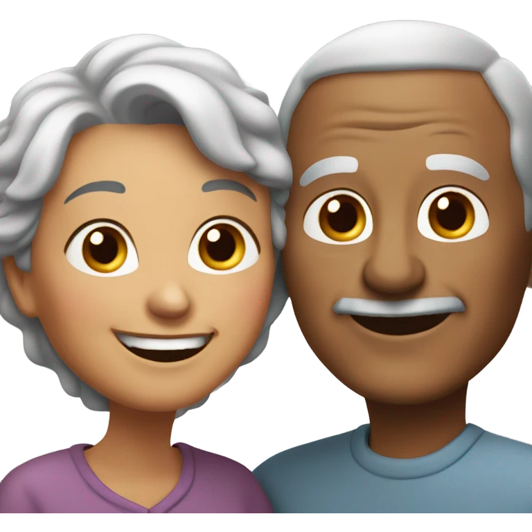 Old man love emoji