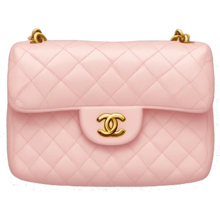 Create a light pink Chanel bag emoji